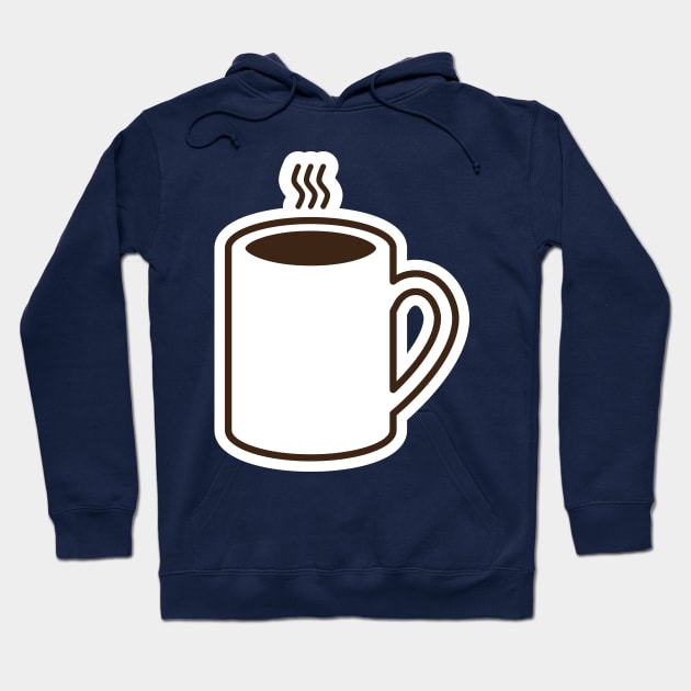 vector illustration of a cup of hot coffee Hoodie by Bubsart78